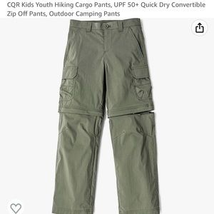 NWT Olive Convertible cargo pants